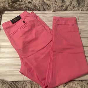 Ralph Lauren Pink NWT size 14 cuffed pants